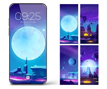 phone screen design